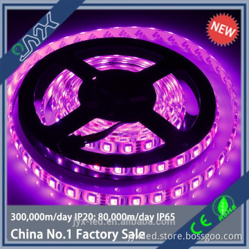 Christmas 5m 60led/m rgb led strip digital 14.4w ip20 non-waterproof black light led rope Rgb 5050 Led Strip Lumens 12V